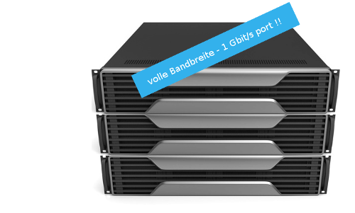 VServer mit Redundanz und 1 Gbit/s port!